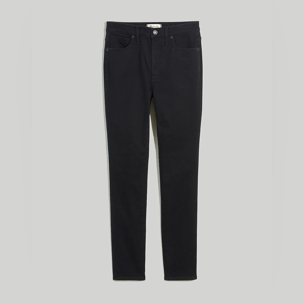 Madewell 10" High-Rise Skinny Jeans - Black Frost